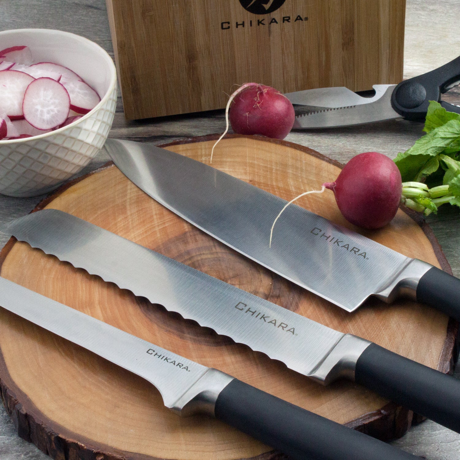 Chikara Series: 8 Bread Knife – Ginsu