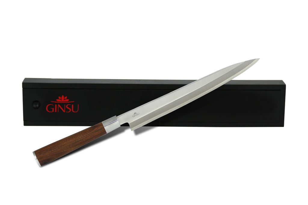 Ginsu Forged Damascus 4 Piece 5″ Steak Knife Set