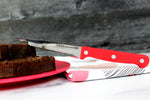 BONUS Original Slicer Plus Ginsu Kiso Series: 6 Piece Red Steak Knife Set