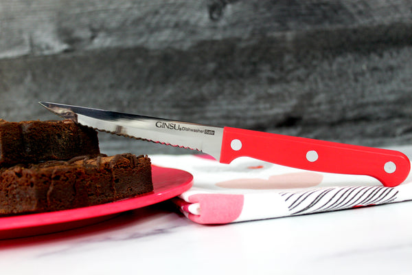 Ginsu Kiso 4.5 in. Dishwasher Safe Steak Knife (6-Pack) KIS-RD-DS